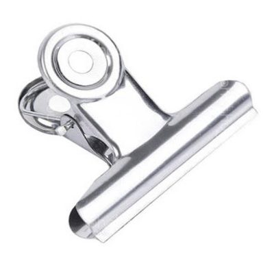 Kẹp giấy màu bạc Qijing QK-50B, QK-63B