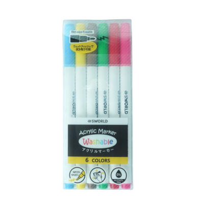 [SWORLD] Bút marker Acrylic tô màu có thể xoá được ST6552
